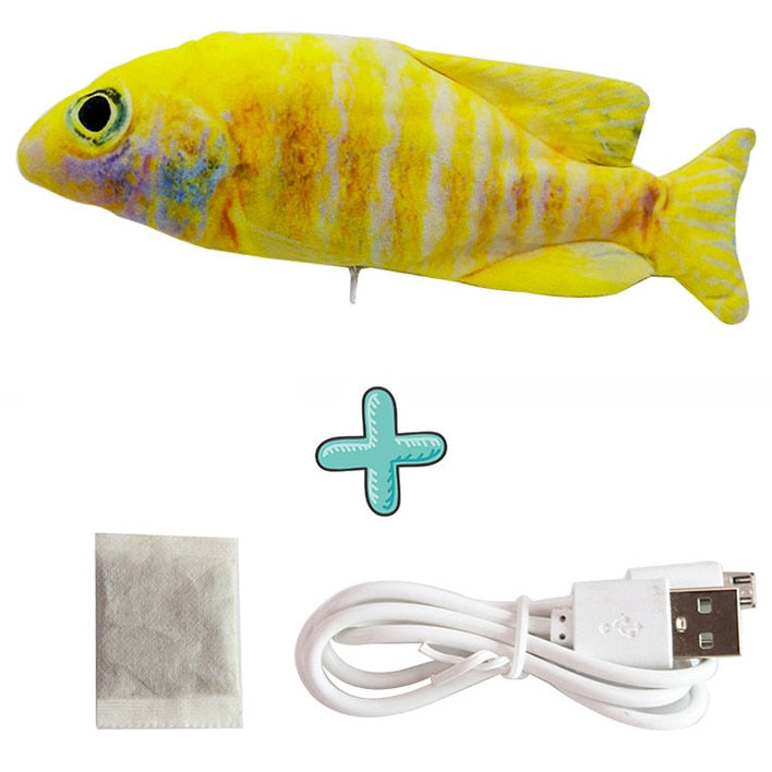 Realistic Fish USB Charged Interactive Cat Toy