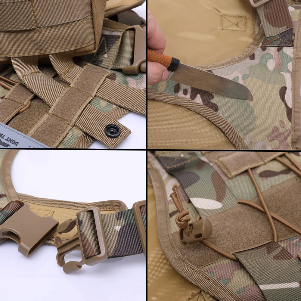 Tactical Military Harness for Small, Medium Large dogs.