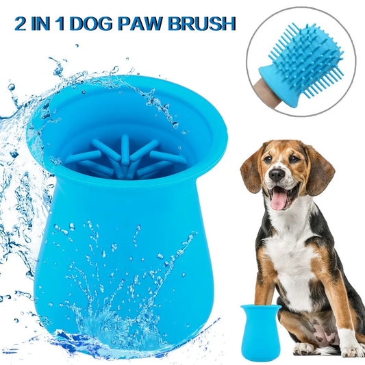 New Massaging Grooming In Dog Paw Cleaner Cup
