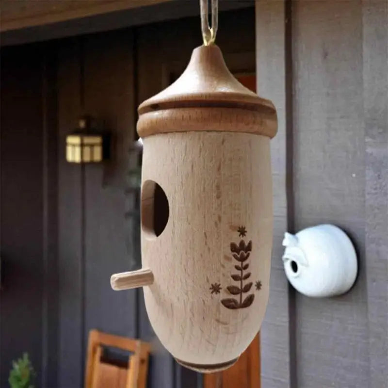 Beautiful Wooden Hanging Small Bird House