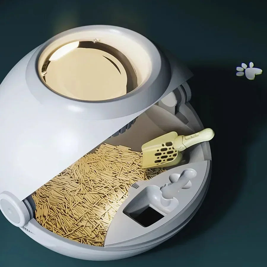 Automatic Self Cleaning Cat Litter Box