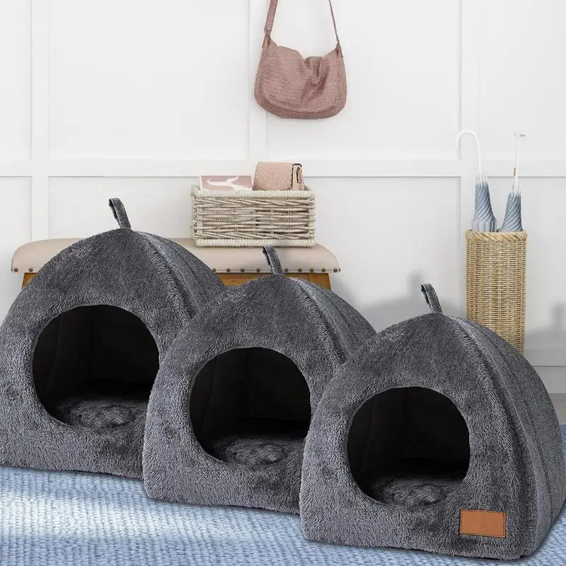 New Comfy Triangle Cat Sleeping House