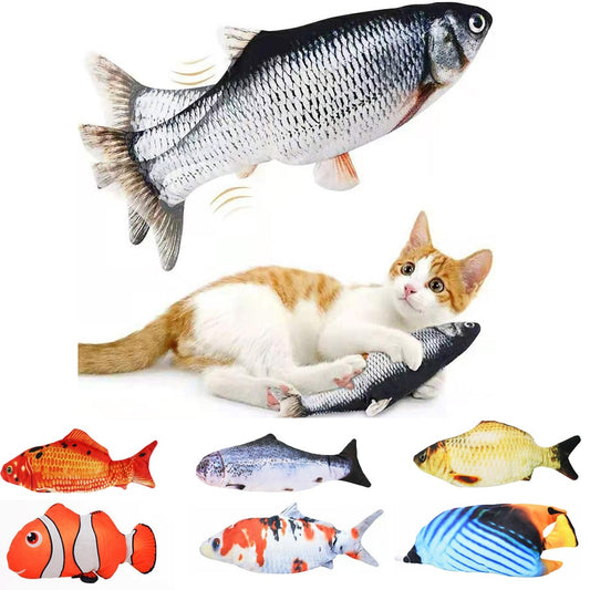 Realistic Fish USB Charged Interactive Cat Toy
