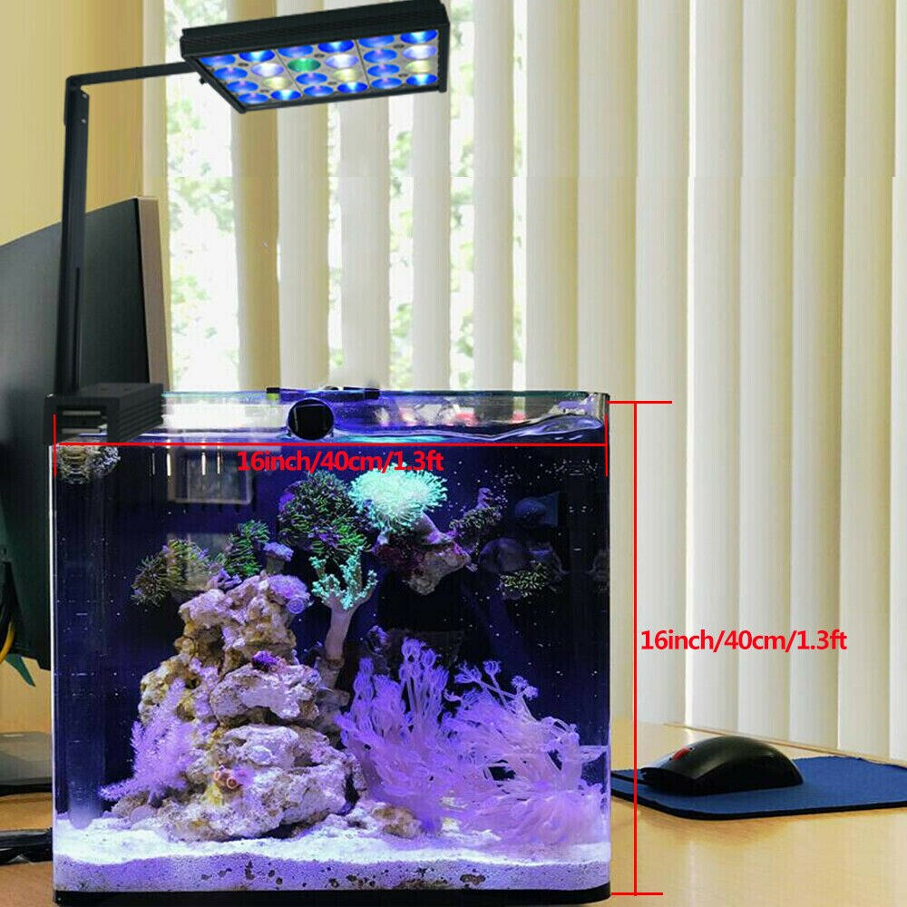 PopBloom Shannon16 Saltwater Fish Coral Reef LED Aquarium Lamp with Remote Control