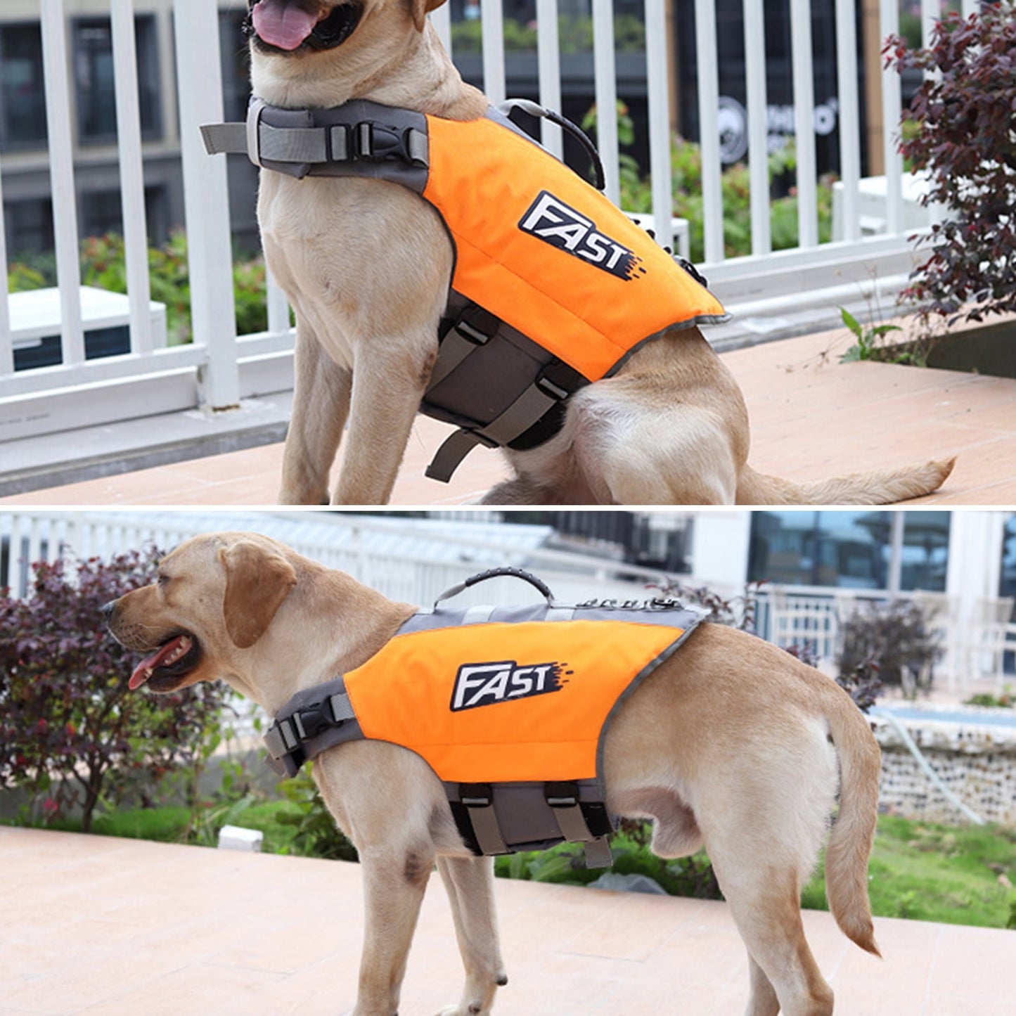 Waterproof Adjustable Dog Pet Life Preserver Jacket