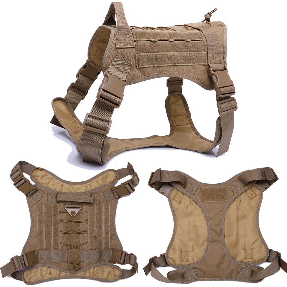 Tactical Military Harness for Small, Medium Large dogs.