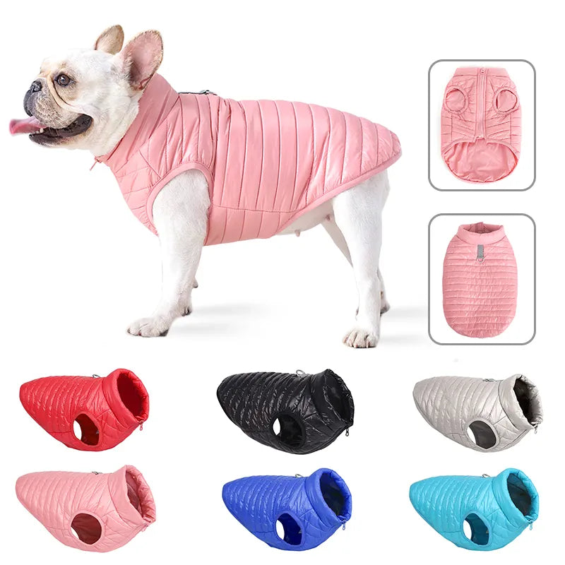 Warm Durable Waterproof Zipper Winter Dog Jackets