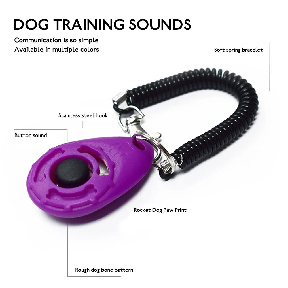Adjustable Wrist Strap Dog Training Clicker