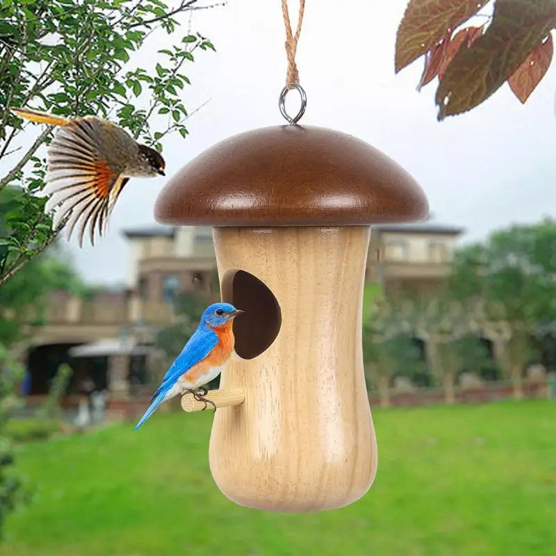 Beautiful Outdoor Hanging Wooden Bird House