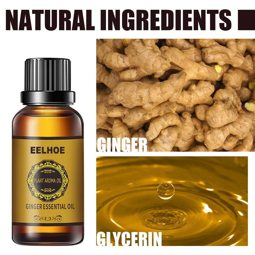 Natural Ginger Anti Aging Slimming Body Oil