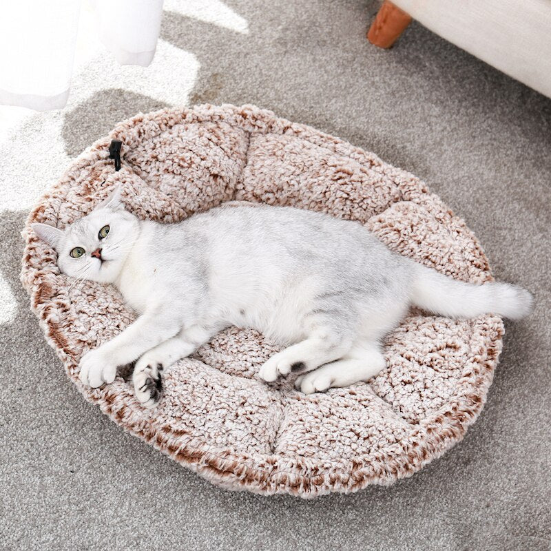 Plush Self Warming Dog and Cat Pillow Beds