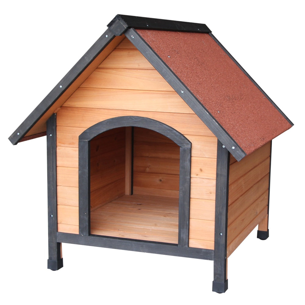 Wooden Waterproof Backyard Pet Dog House