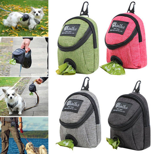 Portable Multifunction Dog Treat Poop travel Bag